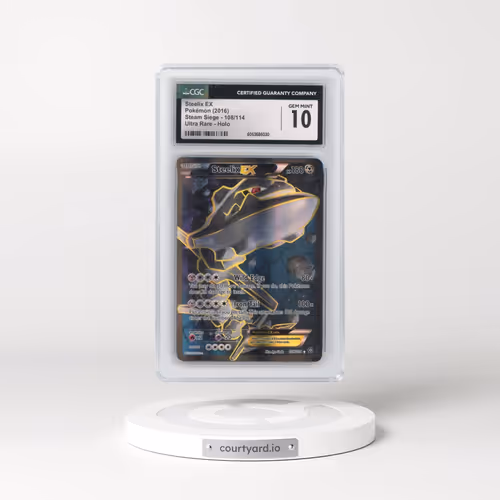 2016 Steam Siege #108/114 Steelix EX - Ultra Rare Holo (CGC 10 GEM MINT)