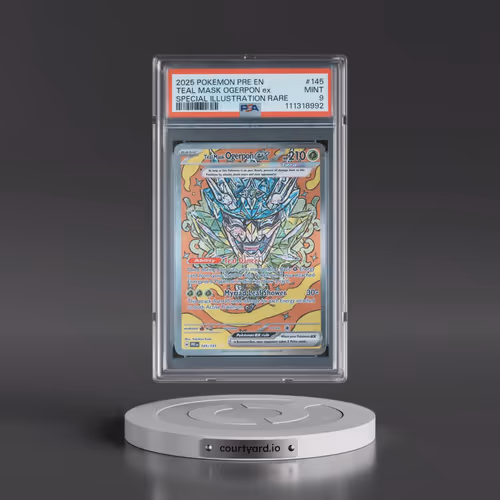 2025 Pokémon Pre EN-Prismatic Evolutions #145 Teal Mask Ogerpon EX - Holo Special Illustration Rare
