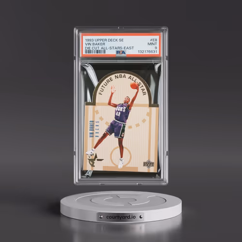 1993 Upper Deck Se Die Cut All-Stars #E8 Vin Baker - East (PSA 9 MINT)