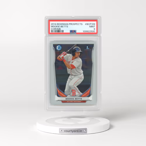2014 Bowman Prospects #BCP109 Mookie Betts - Chrome (PSA 9 MINT)