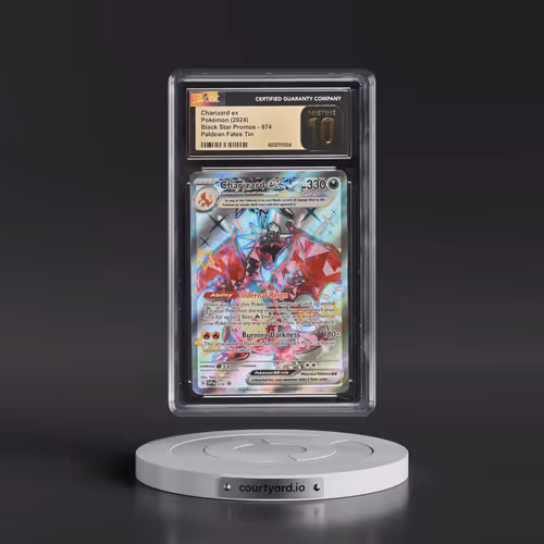 2023 Black Star Promos - Scarlet & Violet SVP EN #074 Charizard ex - Paldean Fates Tin (Holo) (CGC 1