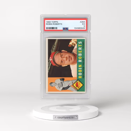 1960 Topps #264 Robin Roberts (PSA 5 EX)