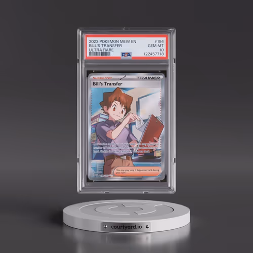 2023 Pokémon Mew EN-151 #194 Bill's Transfer - Ultra Rare (PSA 10 GEM MINT)