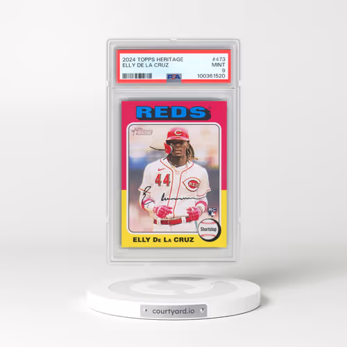 2024 Topps Heritage #473 Elly de La Cruz (PSA 9 MINT)
