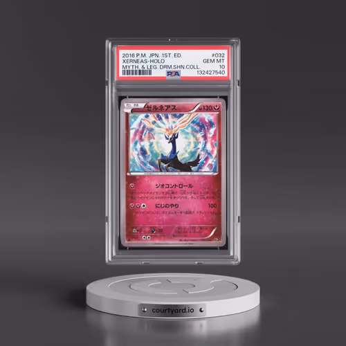 2016 Pokémon Mythical & Legendary Dream Shine Collection #032 Xerneas - 1st Edition Holo (PSA 10 GEM