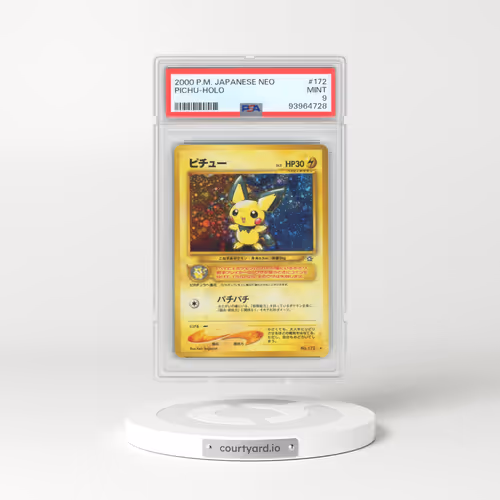 2000 Pokémon Neo #172 Pichu - Holo (PSA 9 MINT)
