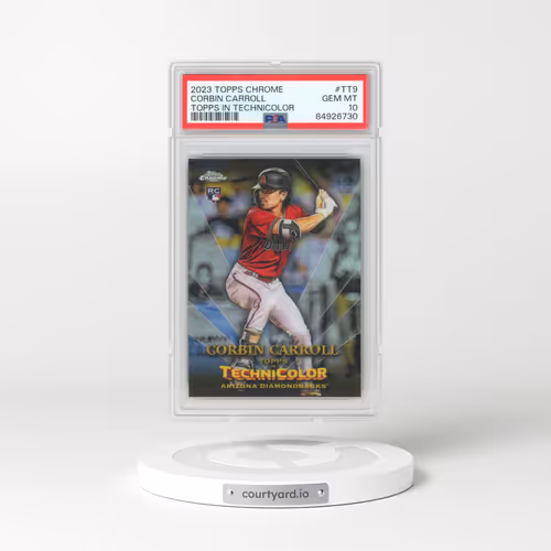2023 Topps Chrome Topps in Technicolor #TT9 Corbin Carroll (PSA 10 GEM MINT)