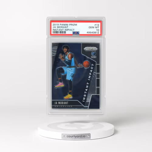 2019 Panini Prizm Instant Impact #12 Ja Morant (PSA 10 GEM MINT)