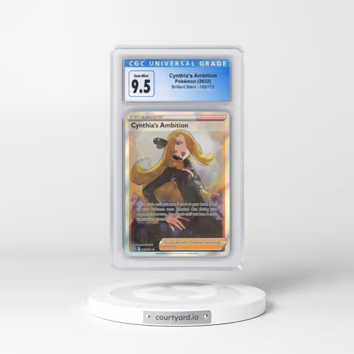 2022 Brilliant Stars #169/172 Cynthia's Ambition - Ultra Rare Holo (CGC 10 GEM MINT)