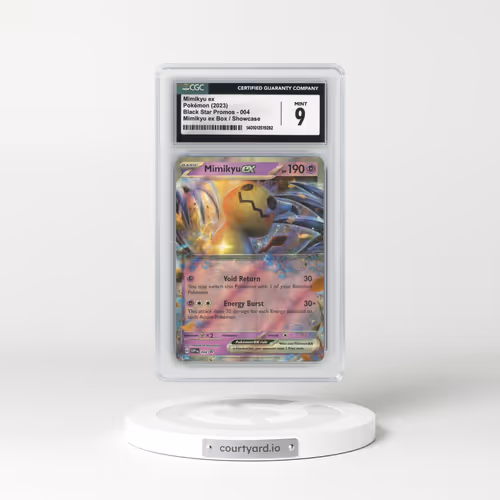 2023 Black Star Promos - Scarlet & Violet SVP EN #004 Mimikyu ex - Mimikyu ex Box / Showcase (CGC 9 MINT)