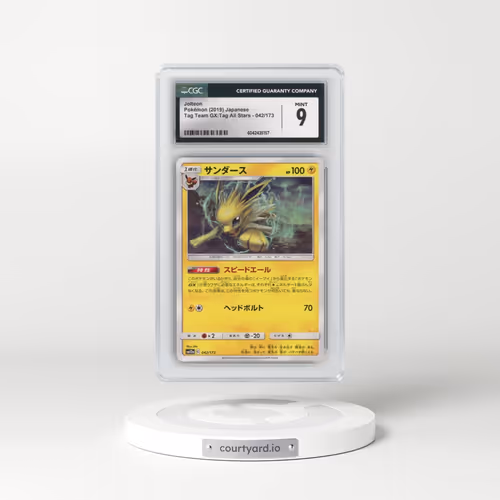 2019 Tag Team GX: Tag All Stars #042/173 Jolteon (CGC 9 MINT)