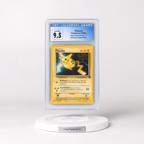 1999 Black Star Promos #4 Pikachu - Mewtwo Strikes Back (CGC 10 GEM MINT)