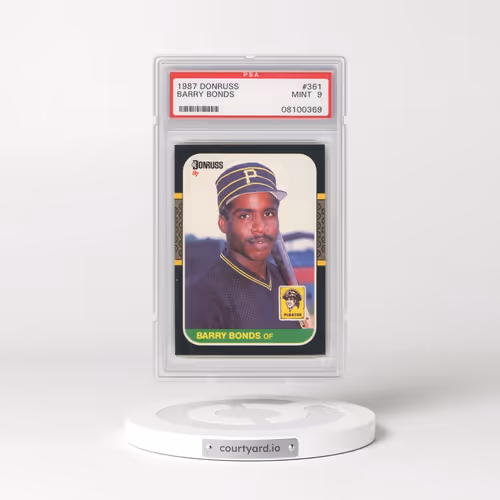 1987 Donruss #361 Barry Bonds (PSA 9 MINT)