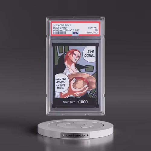 2023 One Piece OP02-Paramount War Don!! Card - Alternate Art (PSA 10 GEM MINT)