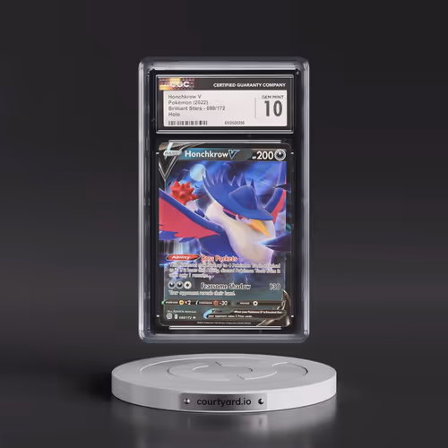 2022 Brilliant Stars #088/172 Honchkrow V - Holo (CGC 10 GEM MINT)