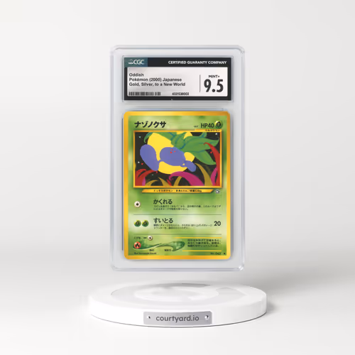 2000 Japanese Gold, Silver, to a New World... Oddish (CGC 9.5 MINT+)