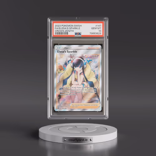 2023 Pokémon Sword and Shield Crown Zenith #147 Elesa's Sparkle - Full Art (PSA 10 GEM MINT)