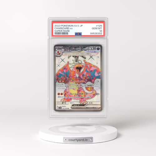 2023 Ruler of the Black Flame #125 Charizard ex - Super Rare (PSA 10 GEM MINT)