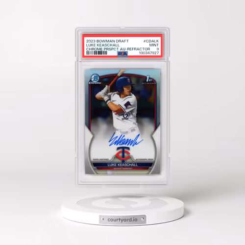2023 Bowman Draft Chrome Prospect Autograph #CDALK Luke Keaschall - Refractor (PSA 9 MINT)