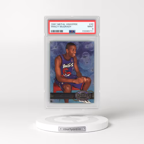 1997 Metal Universe #42 Tracy McGrady (PSA 9 MINT)