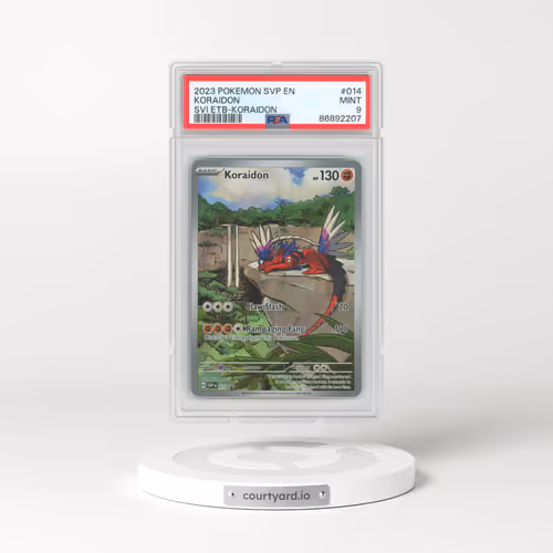 2023 Pokémon Svp EN-SV Black Star Promo #014 Koraidon - Scarlet & Violet Elite Trainer Box-Koraidon (PSA 9 MINT)