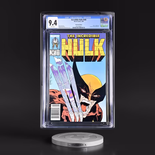 Incredible Hulk #340 CGC 9.4 White Pages (Marvel Comics, 2/88) - Newsstand Edition
