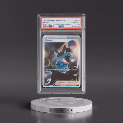2024 Pokémon Paf EN-Paldean Fates #239 Penny - Special Illustration Rare (PSA 10 GEM MINT)
