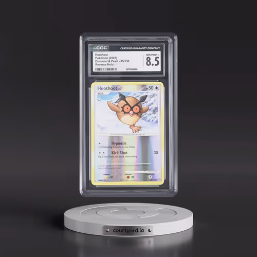 2007 Diamond & Pearl #85/130 Hoothoot - Reverse Holo (CGC 8.5 NM-MT+)