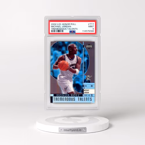 2002 Upper Deck Honor Roll Tremendous Talents #TT7 Michael Jordan (PSA 9 MINT)