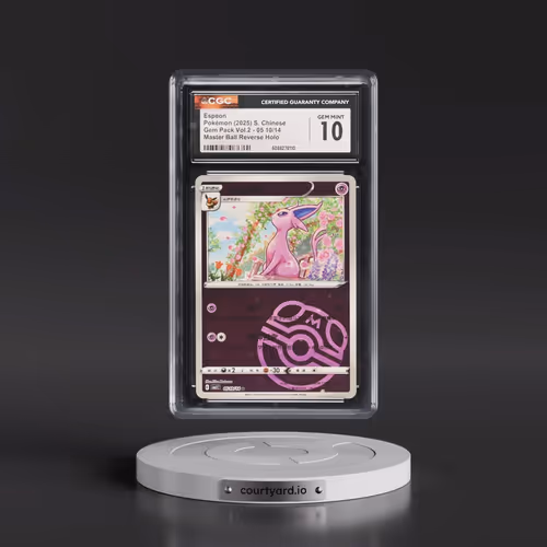 2025 Gem Pack Volume 2 - CBB2C - Simplified #05 10/14 Espeon - Reverse Holo Master Ball (CGC 10 GEM