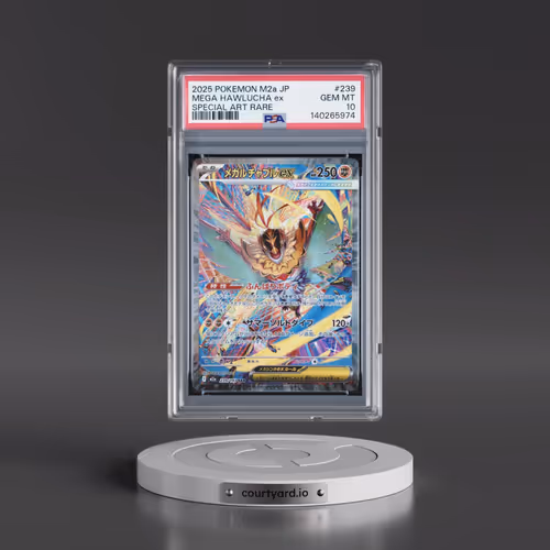 2025 Pokémon M2a-Mega Dream EX #239 Mega Hawlucha EX - Holo Special Art Rare (PSA 10 GEM MINT)