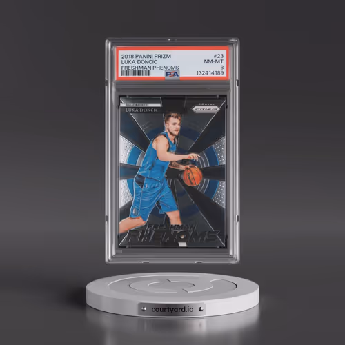 2018 Panini Prizm Freshman Phenoms #23 Luka Doncic (PSA 8 NM-MT)