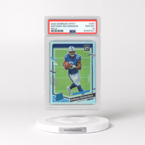 2023 Panini Donruss Optic #247 Anthony Richardson - Holo (PSA 10 GEM MINT)