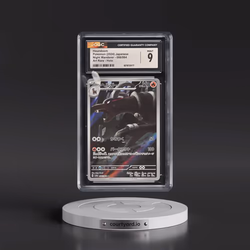 2024 Night Wanderer #066/064 Houndoom - Art Rare (CGC 9 MINT)