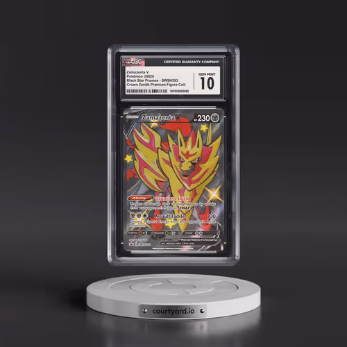 2017 Black Star Promos - Sword & Shield #SWSH293 Zamazenta V - Holo Crown Zenith Premium Figure Coll