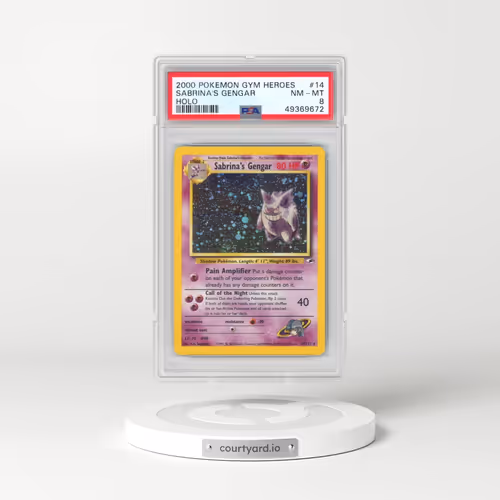 2000 Pokémon Gym Heroes #14 Sabrina's Gengar - Holo (PSA 8 NM-MT)