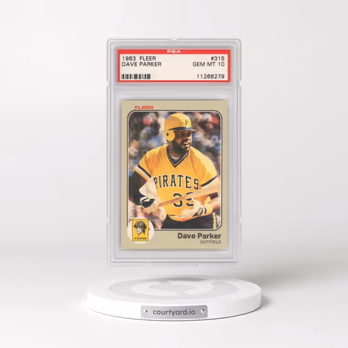 1983 Fleer #315 Dave Parker (PSA 10 GEM MINT)