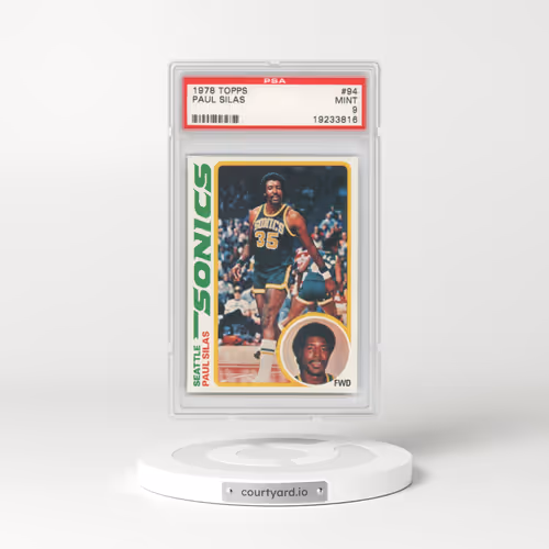 1978 Topps #94 Paul Silas (PSA 9 MINT)
