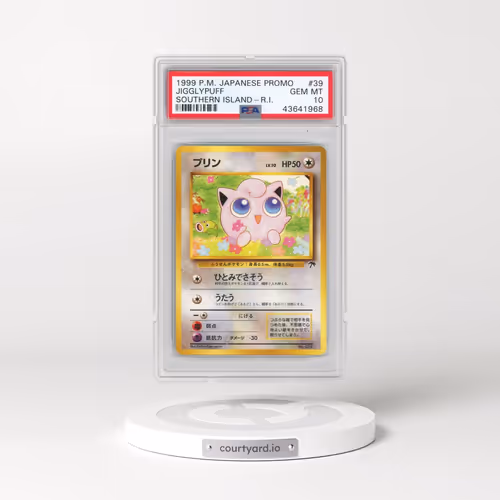 1999 Pokémon Promo Southern Islands #39 Jigglypuff - Southern Island-R.I. (PSA 10 GEM MINT)