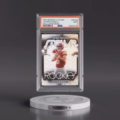2024 Panini Rookies & Stars Stellar Rookies #SRJDS Jayden Daniels (PSA 9 MINT)