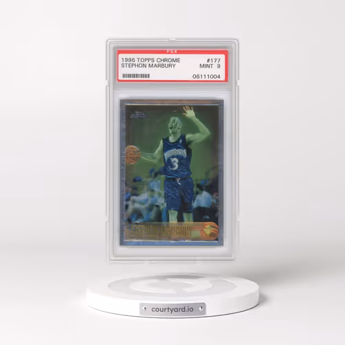 1996 Topps Chrome #177 Stephon Marbury (PSA 9 MINT)