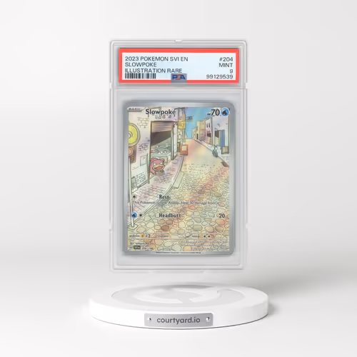 2023 Pokémon Svi EN-Scarlet & Violet #204 Slowpoke - Illustration Rare (PSA 9 MINT)