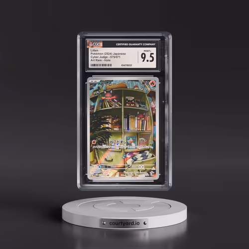 2024 Cyber Judge #075/071 Litten - Art Rare Holo (CGC 9.5 MINT+)