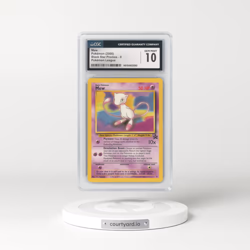 1999 Black Star Promos #8 Mew - Pokémon League (CGC 10 GEM MINT)