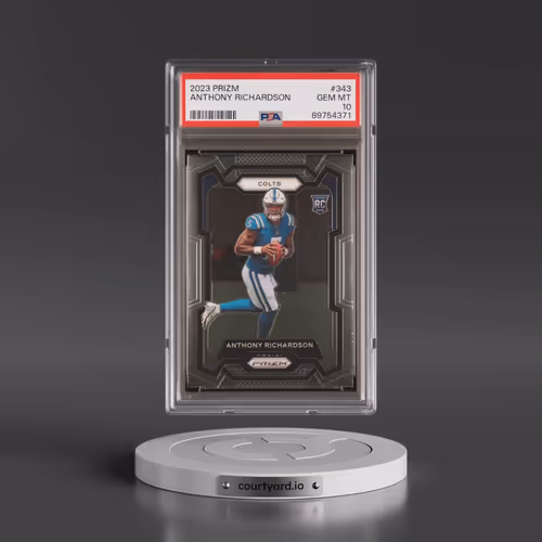 2023 Panini Prizm #343 Anthony Richardson (PSA 10 GEM MINT)