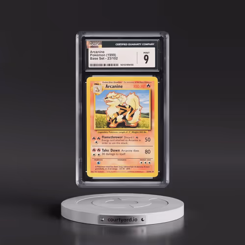 1999 Base Set #23/102 Arcanine (CGC 9 MINT)