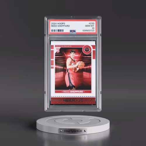 2024 Panini NBA Hoops #233 Reed Sheppard (PSA 10 GEM MINT)