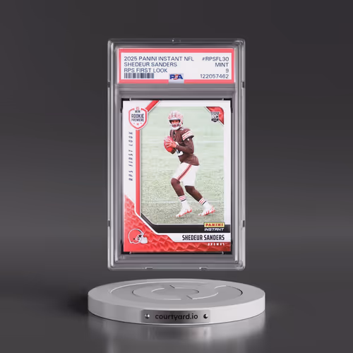 2025 Panini Instant NFL Rps First Look #RPSFL30 Shedeur Sanders (PSA 9 MINT)