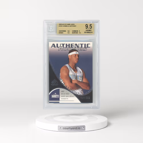 2003 SP Game Used #109 Carmelo Anthony (BGS 9.5 GEM MINT)