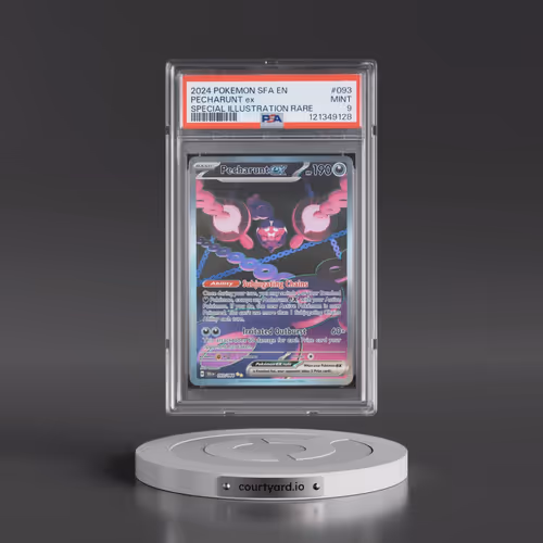 2024 Pokémon Sfa EN-Shrouded Fable #093 Pecharunt EX - Holo Special Illustration Rare (PSA 9 MINT)
